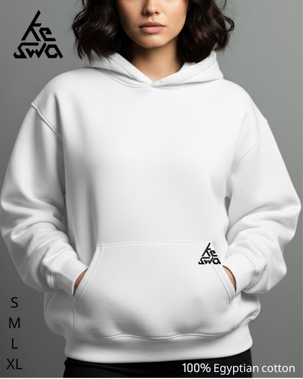 WHITE HOODIE FOR WOMEN
