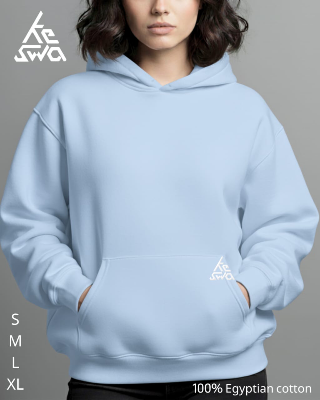 BABY BLUE HOODIE