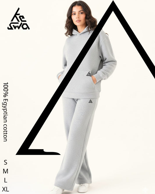 LIGHT GREY CHANEL SET FOR WOMEN